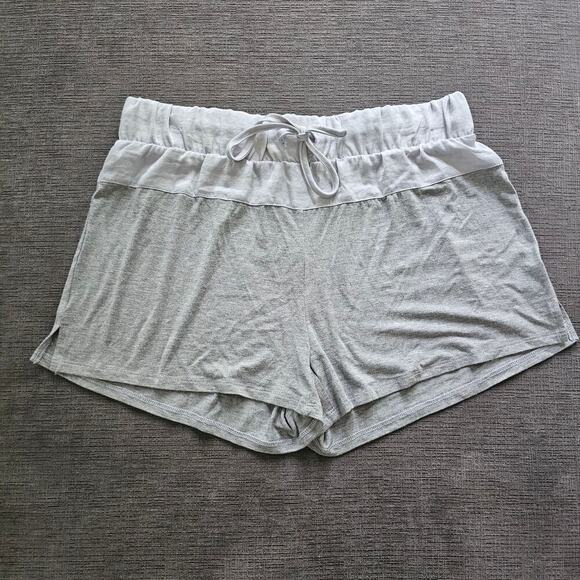 Splendid Women's Heather Gray Drawstring Pajama Shorts Size Small - Picture 1 of 6